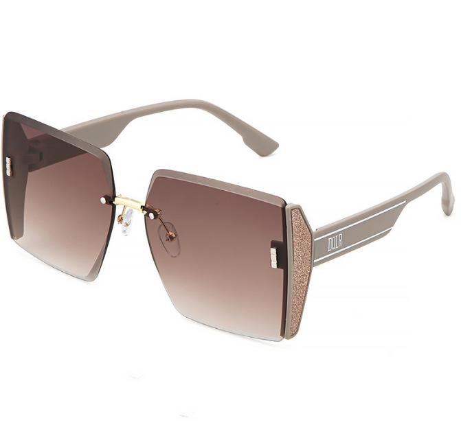 

Неполяризованные Новые Квадратные Безрамные Ретро Солнцезащитные Очки для Женщин Модные Винтажные Градиентные Очки Для Мужчин Роскошные Трендовые Брендовые Дизайнерские Очки