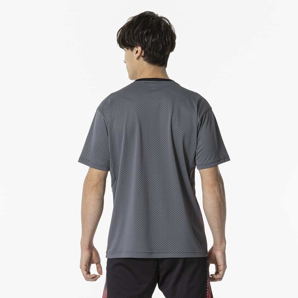 Tennis and Badminton Dry Aeroflow KeepLite Game Short DynaMotion Officially Approved by the Japan Badminton Unisex Turbulent Size M Shirt, Sleeve,