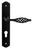 Poignée de porte Royale 72mm insert noir BR7YC