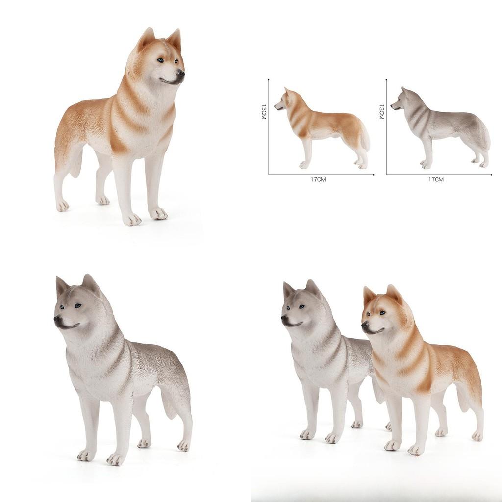 Hand Painted Husky Sled Dog Figurine For Animal Lovers And Collectors