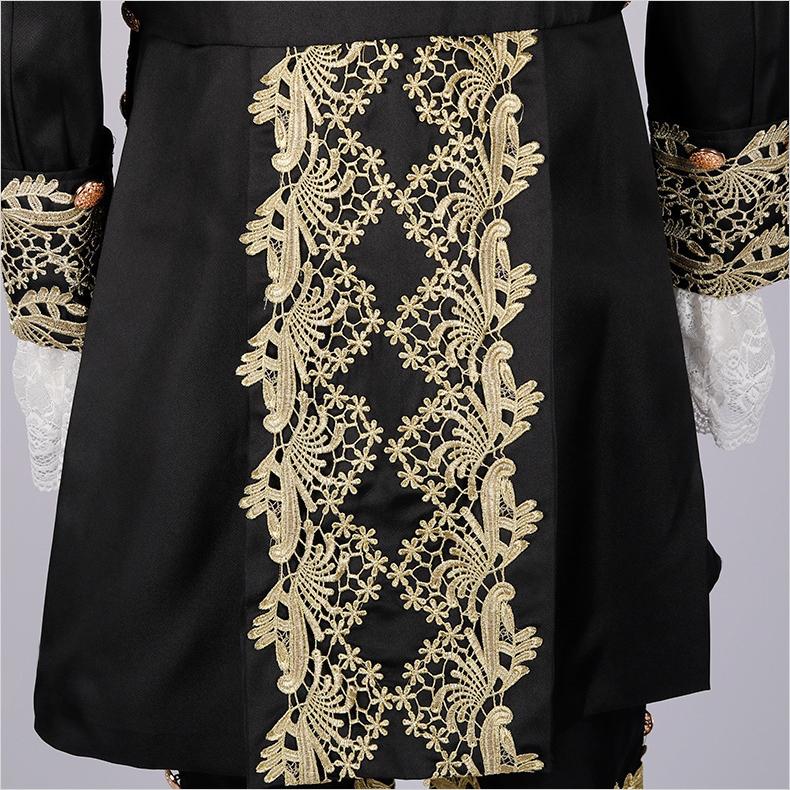 Outfit Men's Medieval Court Medieval Cosplay Costume Retro Halloween