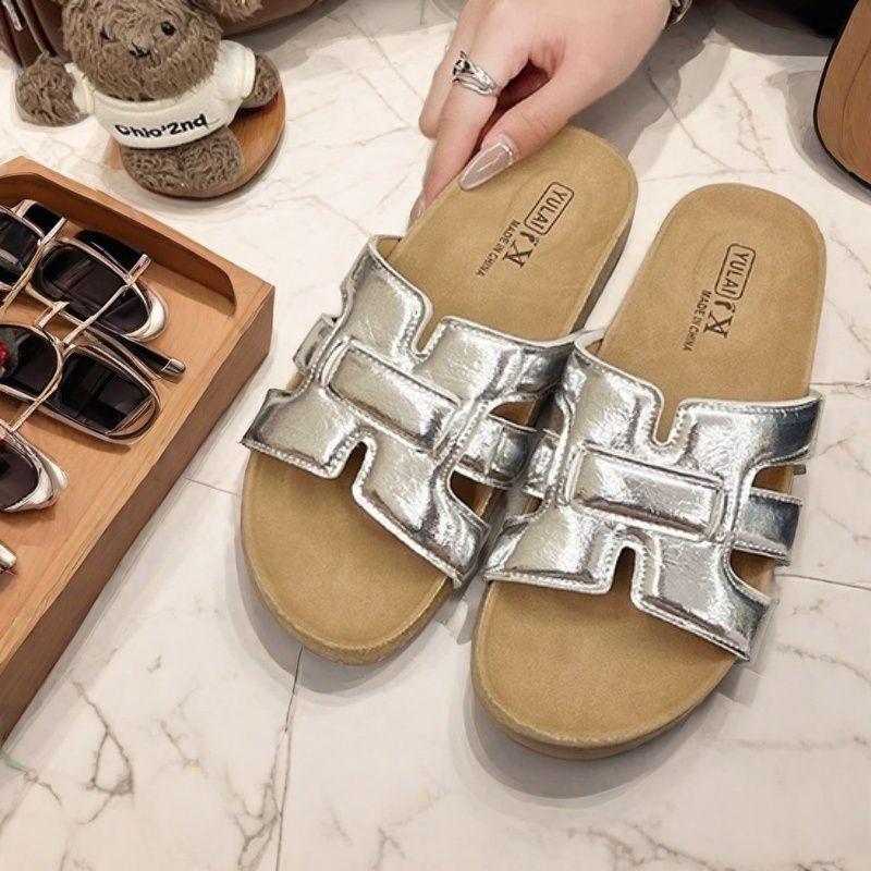 Soft-soled Slippers Women's Summer Wear Thick-soled High-end New Retro Night Market Beach Cool Slippers