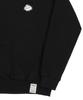 [Unisex] Small Cloud Smile Hoodie_Black