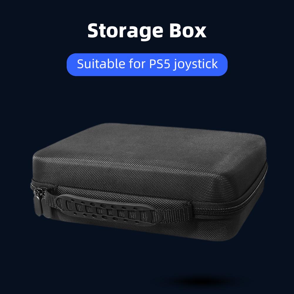 Carrying Case for PS5/PS4 Waterproof Hard Shell Dual Controller Storage Bag Scratchproof Protective Cover for Switch Pro/Xbox