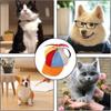 Detachable Dog Baseball Cap Breathable Dogs Helicopter Top Hat Funny Pet Propeller Hat  Puppy
