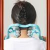 Rotatable 6-wheel Cervical Spine Massager Manual Neck Clip Neck Shoulder Neck Waist Leg Kneading Manual Massager