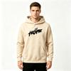 Men's Casual Graffiti Print Pullover Hoodie Long Sleeve Loose Fit Hooded Sweatshirt For Daily Wear