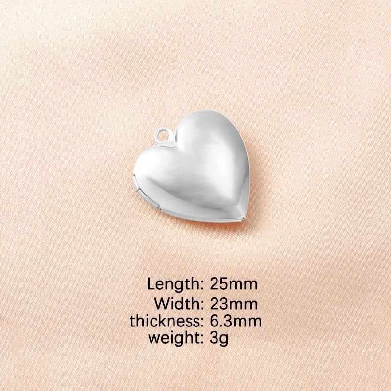 Roestvrij Staal Foto Medaillon Ketting Hart Rond Ovaal Gepersonaliseerde Herinnering Sieraden voor Vrouwen Mannen