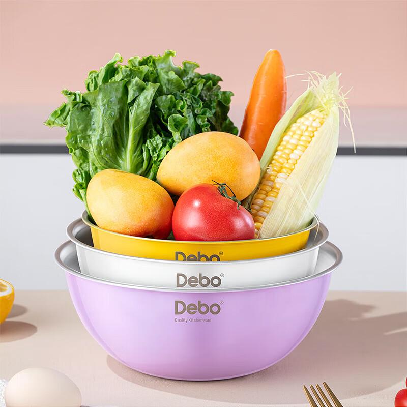 Debo Wibiqi Stainless Steel Mixing Bowl Set