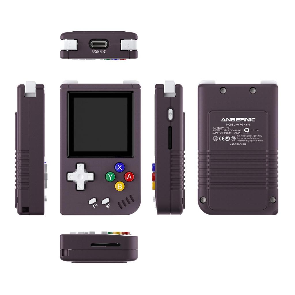 RG Nano Mini Open Source Handheld Retro Game Console & MP3 Player Keychain