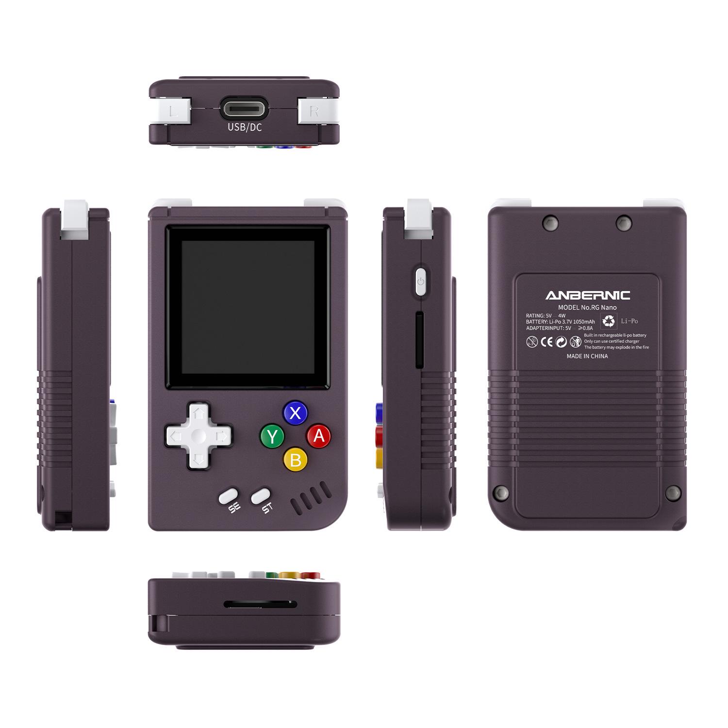 

RG Nano Mini Open Source Handheld Retro Game Console & MP3 Player Keychain Standard Edition (64GB)