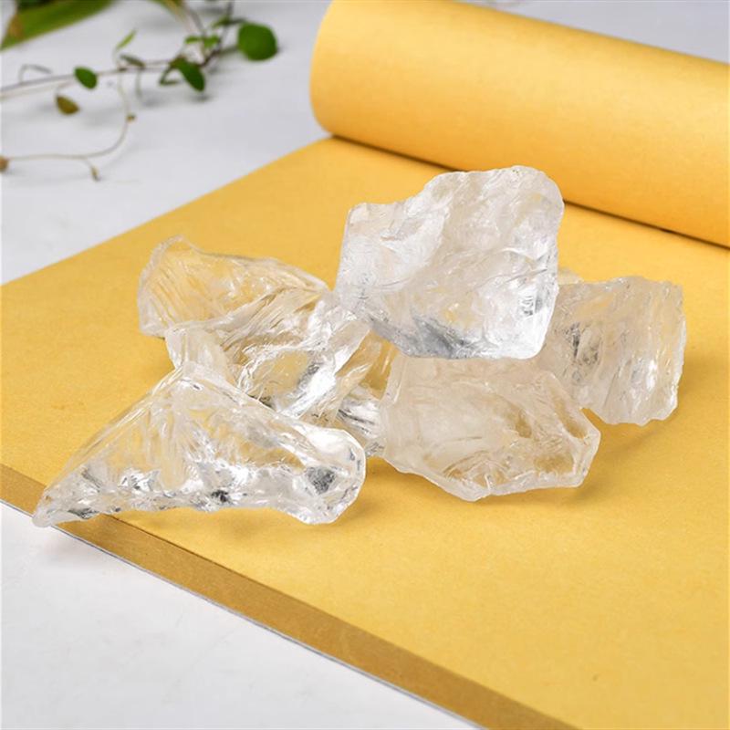 Labradorit & Čirý křemen Surový krystal Ornament – Velký řezbářský materiál & Vyučovací vzorek.