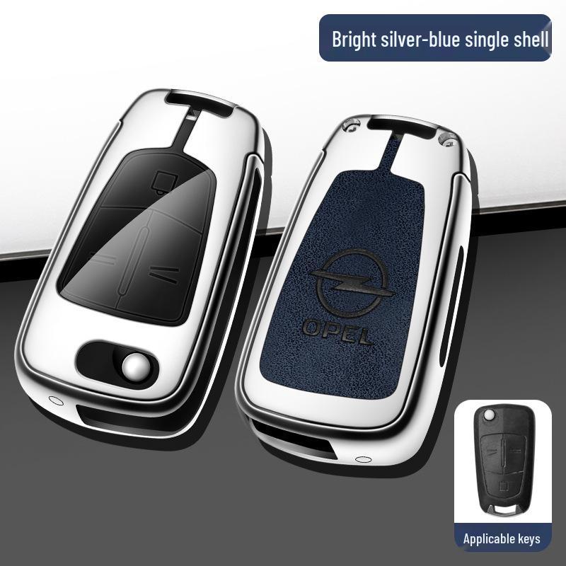 Opel Antara/Insignia Folding Key Case Metal Cover Set - Full Coverage Shell with Buckle