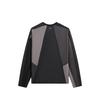 Kith X K-Tech Panelled Otto Logo Moisture-Wicking Reflective Spliced Long Sleeve T-Shirt Men Tops Black KHM032979-001