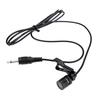 Lavalier Clip Metal Mono Microphone 3.5mm with Collar Clip for Lound Spker Computer PC Laptop
