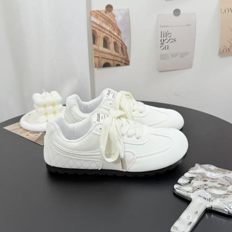 

New pink color matching niche student thick baseplate shoes women s versatile casual sports shoes 40 белый