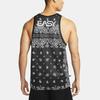 Nike Dri-FIT Breathable Casual Cashew Flower Sleeveless Tank Men Tops Black DH7372-010