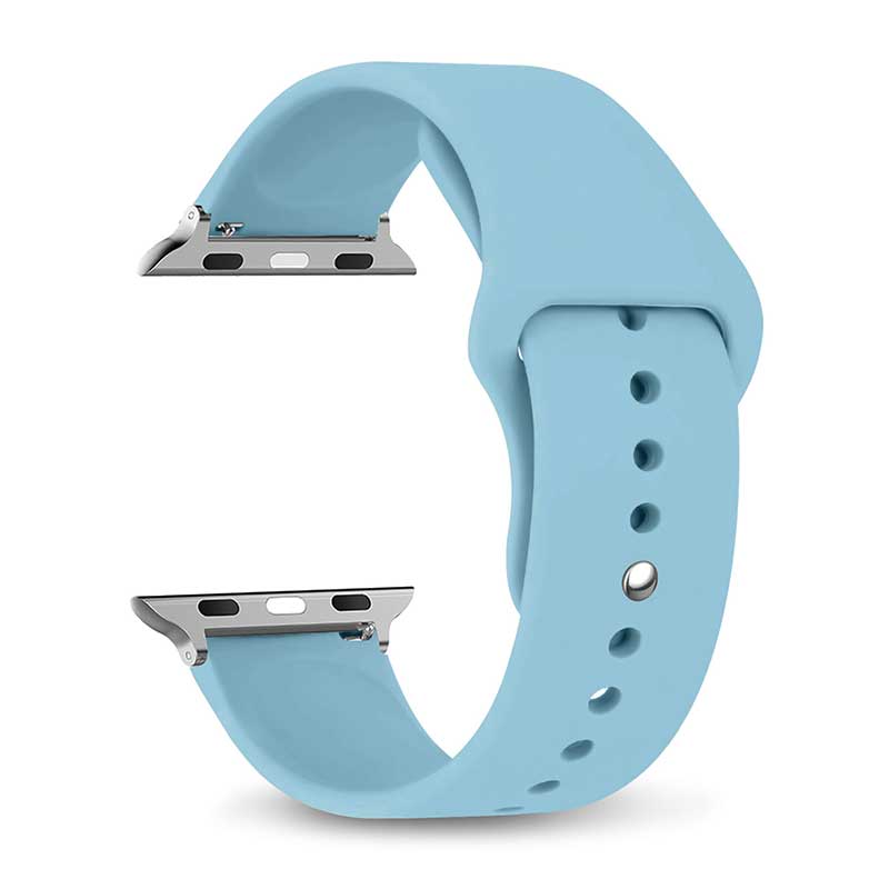 Silicone Band For Watch Strap 44mm 45mm 40mm 41mm 42-38mm 45 Mm Sport Bracelet Iwatch Series 8 7 6 5 4 3 SE 9 Ultra 2 49mm