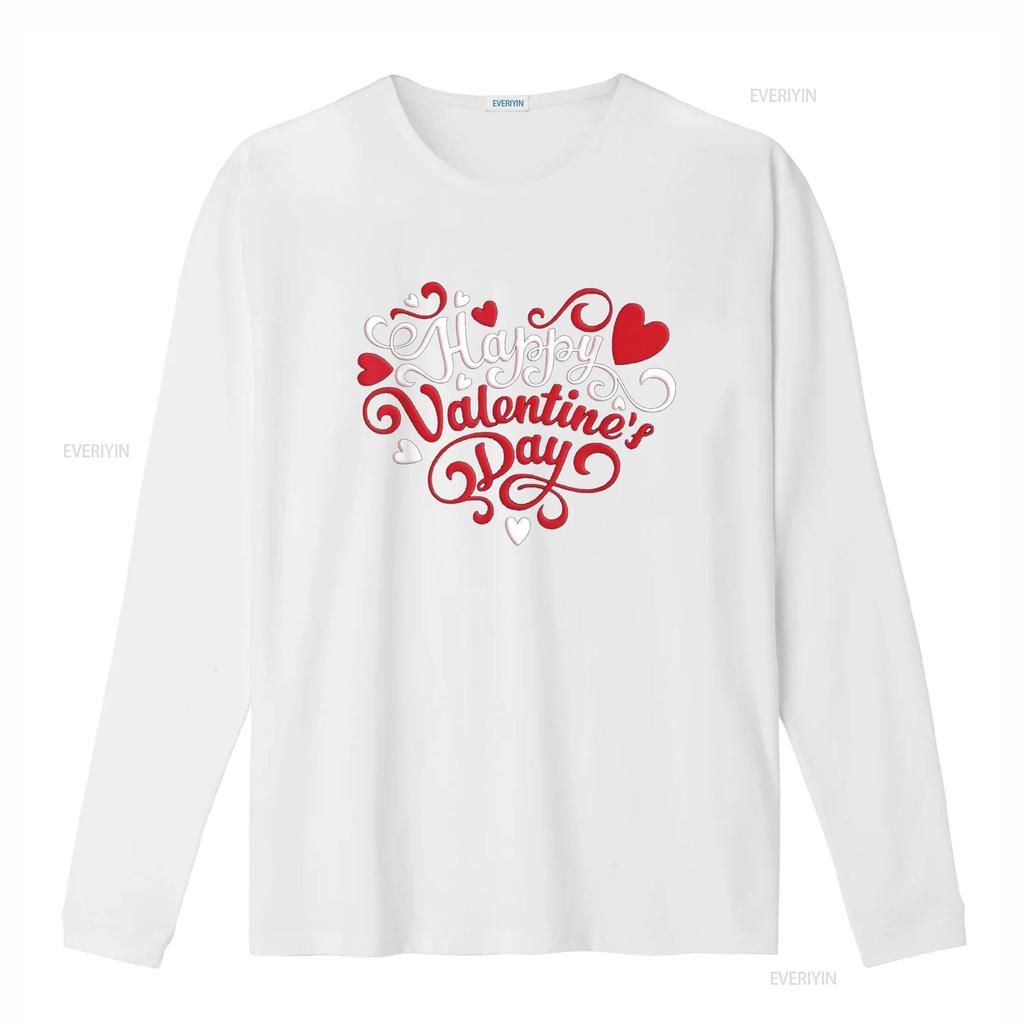 Happy Valentine S Day Red Heart For S 2024 T Shirt Vintage Washed Breathable Stretched Homme Stylish Top For Everyday Wear