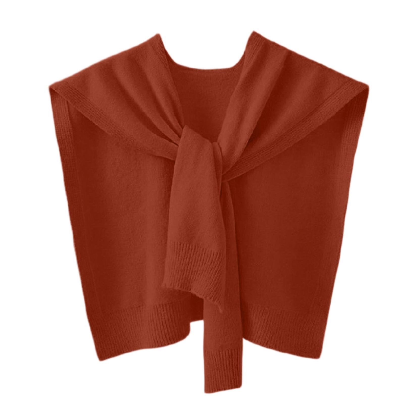 Ladies  Fashionable Color Western- Knitted Outer Shawl One Size