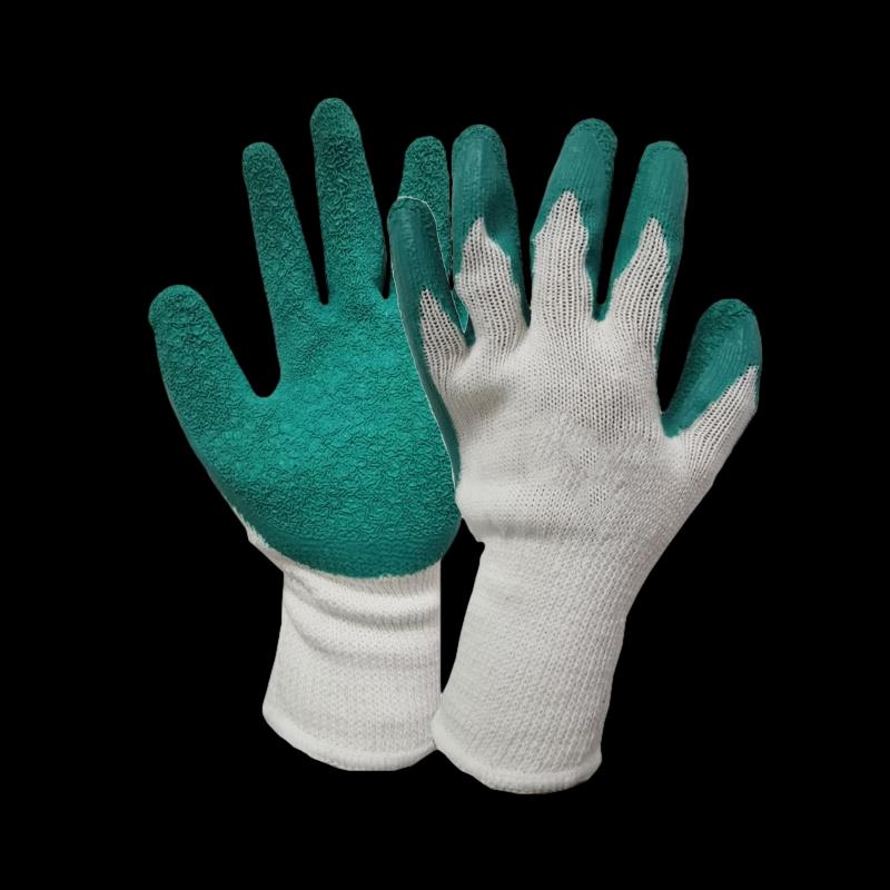 Bo Xiaosu Palm-Coated Cotton Work Gloves, 12 Pairs