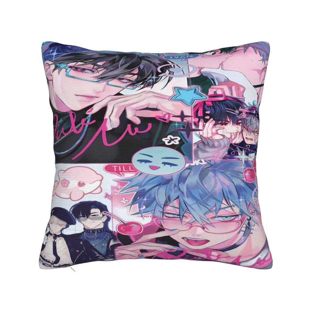Ivan Alien stage Anime Pillowcases Accessories Soft Cushion Cover  Pillow Covers Bedroom Decorations Zippered Multi Size