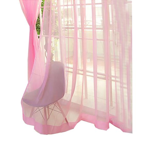 

Легкие прозрачные ламбрекены для дверей, окон, занавесок, драпировок, прозрачных, для дома, свадьбы розовый