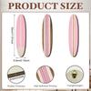 3PCS Summer Theme Wooden Surfboard Ornament Hawaiian Style Ocean Surfboard Decor  Home Wall Decor