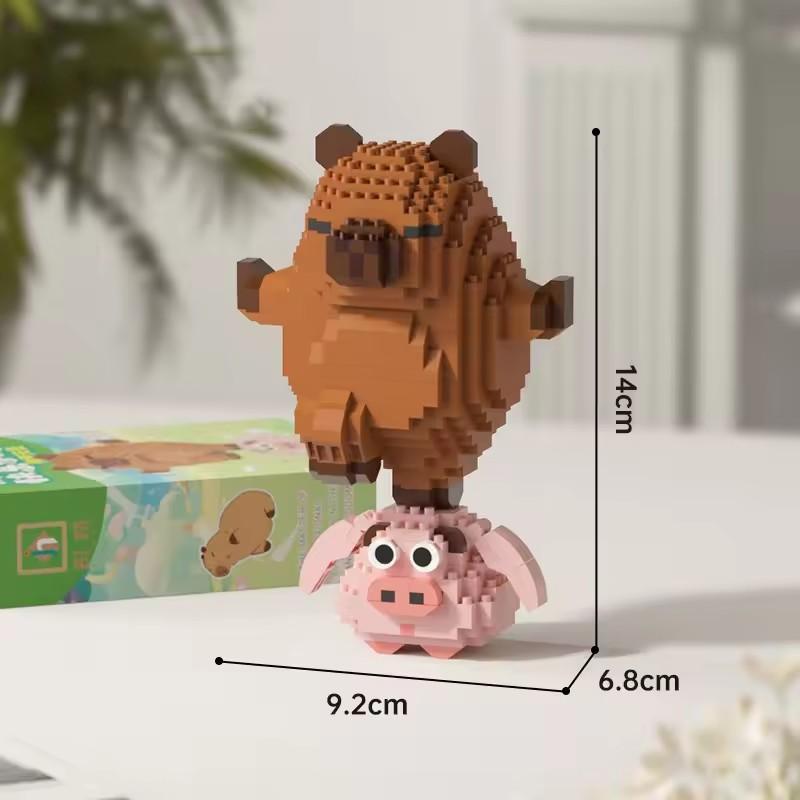 High-Quality Capybara High-Quality Building High-Quality Blocks Collection kit High-Quality Capybara High-Quality Doll Construction set High-Quality