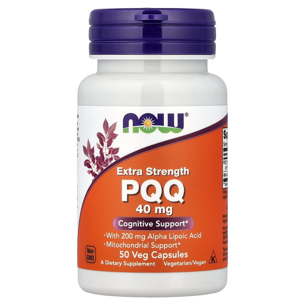 Now Foods Extra Strength PQQ 40mg Veg Capsules, 50 Count