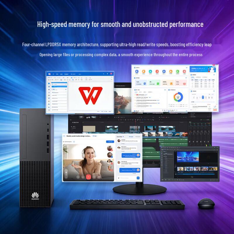 Huawei Qingyun W585y Business Desktop PC (CN Version)