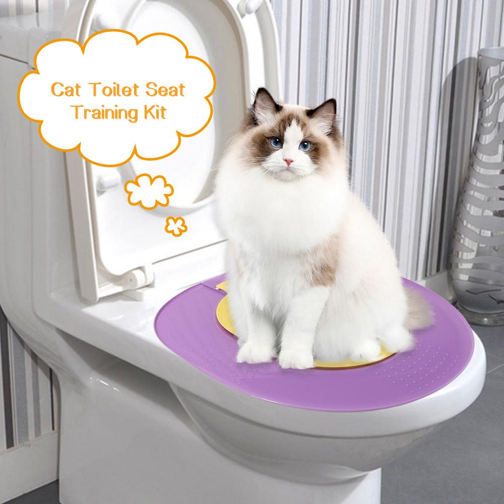 Washable Pet Toilet Trainer Portable Cat Urinal Potty Reusable Litter Box  Training System