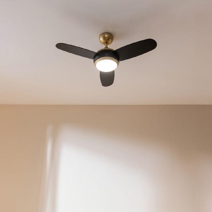 Cecotec Ventilateurs de plafond avec lumière EnergySilence Aero 4265 GoldBlack