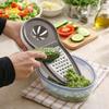 Mini 3-in-1 Vegetable Slicer Handheld Garlic Grinder Multi-functional Citrus Juicer  Kitchen