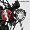 WOOGA Motorcycle Headlight Mesh Grille Mask Headlamp Protector Guard Square