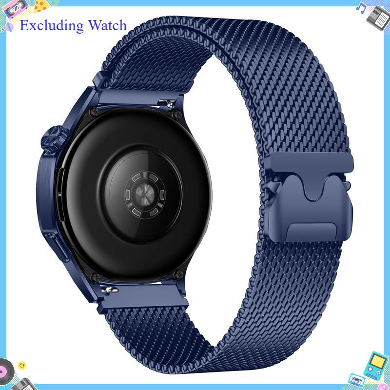 18/20/22mm Milanese Loop Strap For Huawei Watch GT6Pro 5 4 GT5Pro 46mm Metal Parachute Buckle For Samsung Galaxy Watch 7 6 4 4