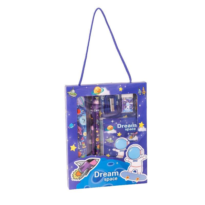 Kinder Schreibwaren Geschenkset, Überraschungs-Schreibwaren-Geschenkbox für Grundschüler, Kindergarten Schulanfangssaison Klassenbelohnung Kleine Geschenke