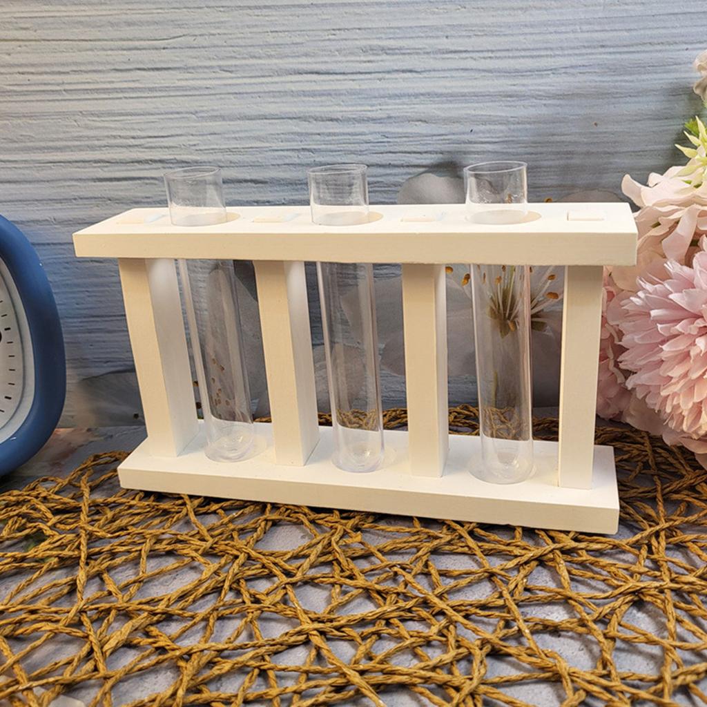Silicone Resin Molds for Hydroponic Plant Propagation Flower Holder Mould with 3 Test Tubes Home Decoration Moulds