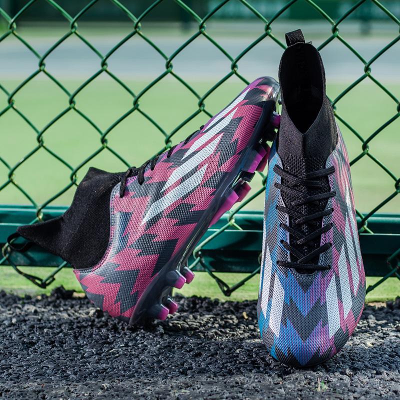 

Женские молодежные тренировочные кроссовки для искусственного газона, высоко дышащие футбольные бутсы, износостойкие, для занятий спортом на открытом воздухе 35