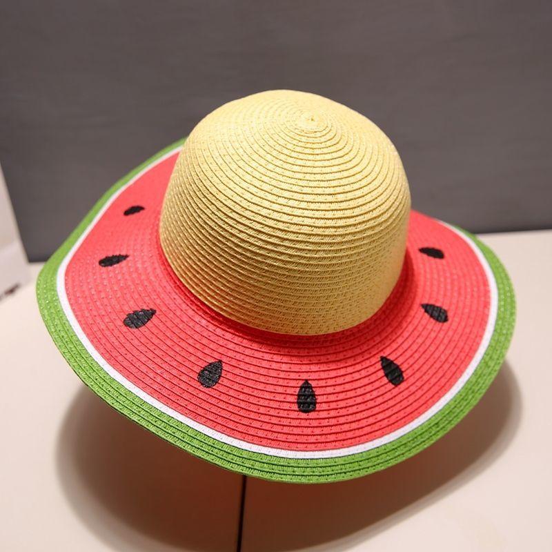Summer Children's Sun Protection Hat Girls' Sun Beach Beach Vacation Straw Hat