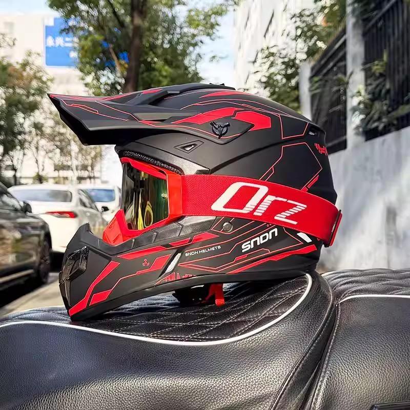 ORZ off-road motorcycle helmet, men s and women s full face helmet, rally helmet,ABS motorcycle helmet DOT M