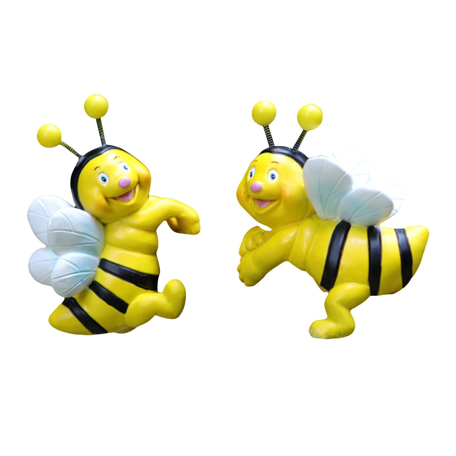 Pack Of 2 Garden Decoration Figures Spring Garden Decoration Statue Decorative Garden Ornament For Outdoor Ornament Pretty (Yellow,One Size) жёлтый