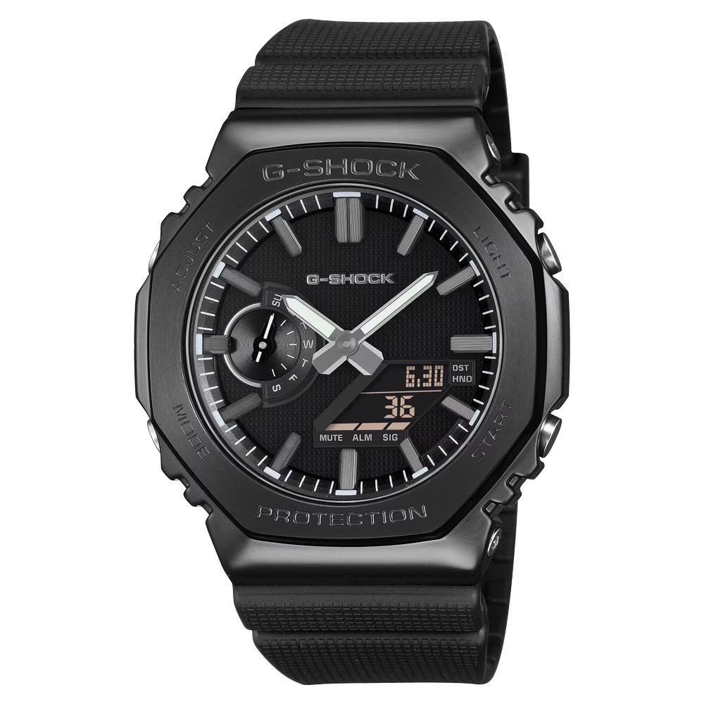 CASIO LUXE BLACK Carbon Core Guard G-SHOCK GM-2100LXB-1AJF Men's Watch, Structure.