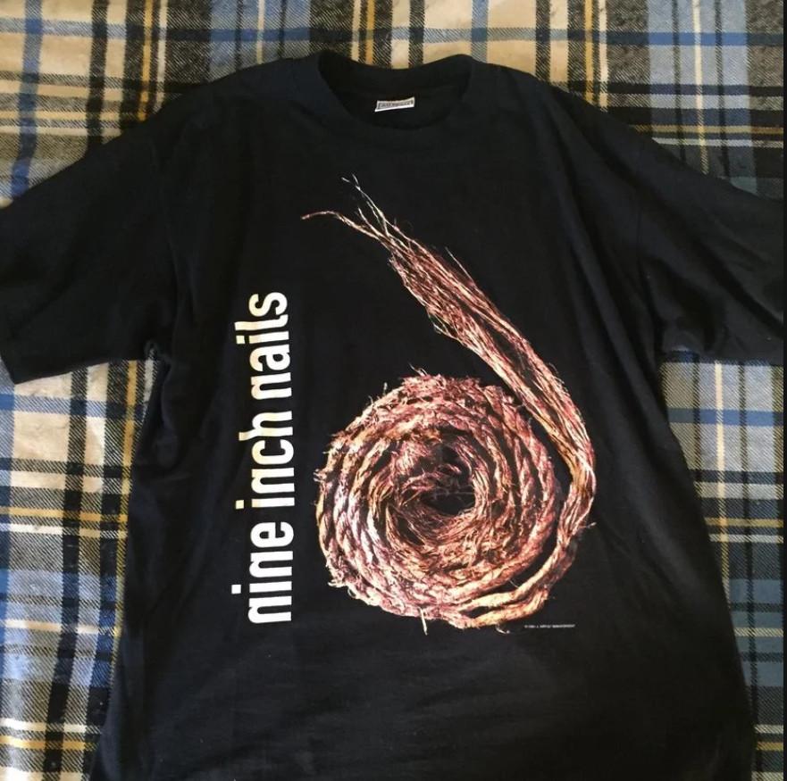 

NINE INCH NAILS Further Down The Spiral shirt XL