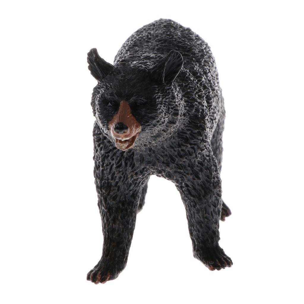 Wild Animal Models Toy Simulation Black Bear Animals Action Figure Model Kids Educational Learning Nature Toys S