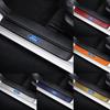 4Pcs Car Door Sill Carbon Fiber Badges Protector Stickers for Ford Explorer Focus 2 3 4 MK2 MK3 MK5 Fiesta MK7 Mondeo MK4 Fusion