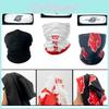 Kakashi Naruto Akatsuki Red Cloud Mask Cosplay Costume Props Headband Wear Head