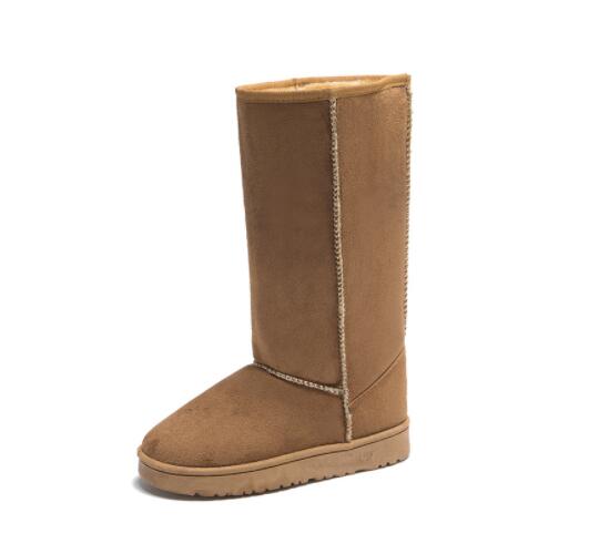 Fashion HOT 2025 Winter New High-tube Fashion All-match Warm Thick Snow Boots with Bow Knot Snow Boots Women Flat-heel Snow Boots