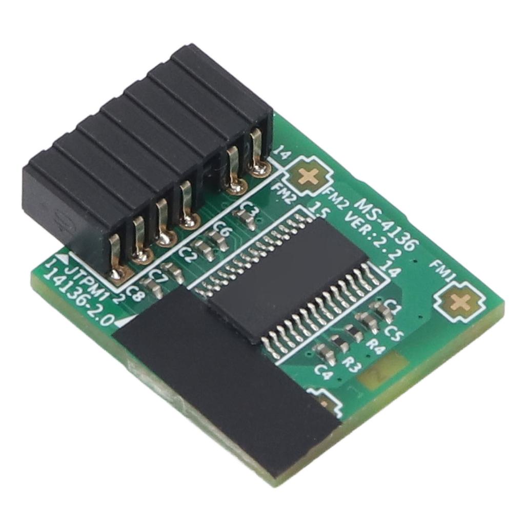 Modul TPM 2.0 Rozhraní LPC Stabilní čipová sada Vysokopevnostní 14kolíkový modul TPM pro 400 X570 Series Mothe