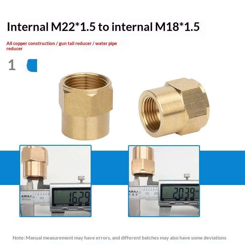 Brass Hose Barb Connector Male to Female Adapter Durable Pipe Fitting for Water Gas Air Tubing Applications
